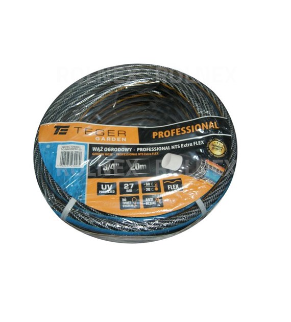 WĄŻ OGRODOWY PROFESS NTS 20M 3/4 TEGER EXTRA FLEX 3/4 