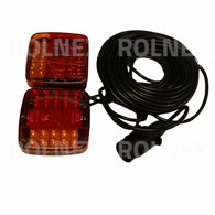 ZESTAW OŚWIETLENIOWY NA MAGNES LED 12V PRZEWÓD 12 M