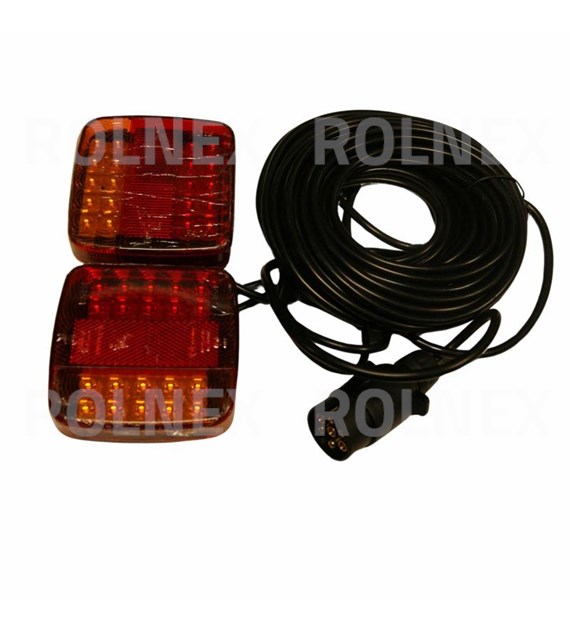 ZESTAW OŚWIETLENIOWY NA MAGNES LED 12V PRZEWÓD 12 M