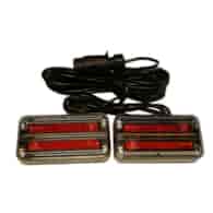 ZESTAW OŚWIETLENIOWY NA MAGNES LED12V-24V PRZEWÓD 7,5 M