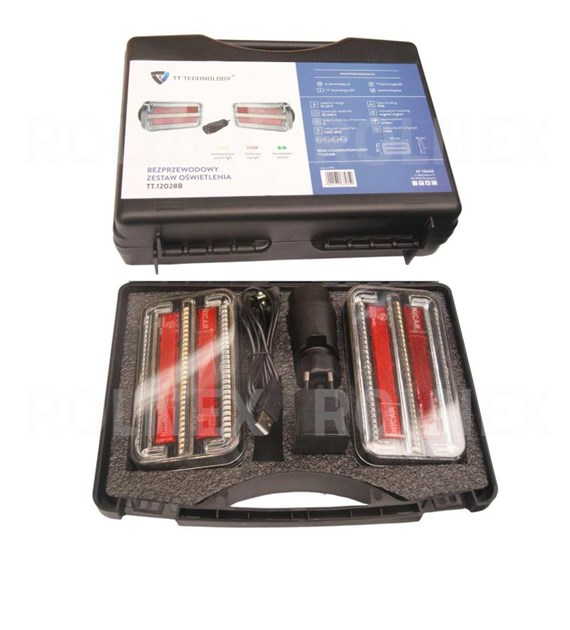 ZESTAW OŚWIETLENIOWY BEZPRZEWODOWY NA MAGNES 12-24V