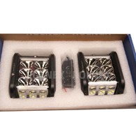 LAMPA ROBOCZA KWADRATOWA 27W 9 LED CREE Z DOŚWIETLANIEM ZAKRĘTÓW