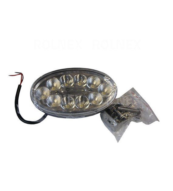 LAMPA ROBOCZA 10 LED 30W OWALNA