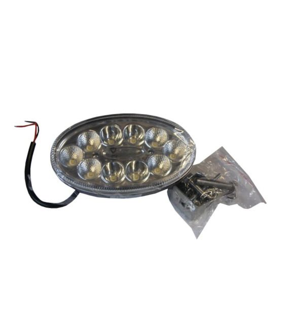 LAMPA ROBOCZA 10 LED 30W OWALNA