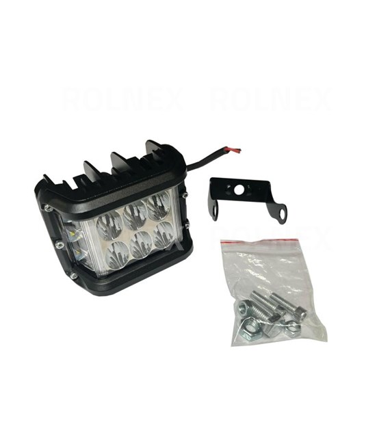 LAMPA ROBOCZA 12 LED 27W CREE Z DOŚWIETLENIEM ZAKRĘTÓW