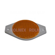 URZĄDZENIE ODBLASKOWE ŻÓŁTE 2 OTWORY