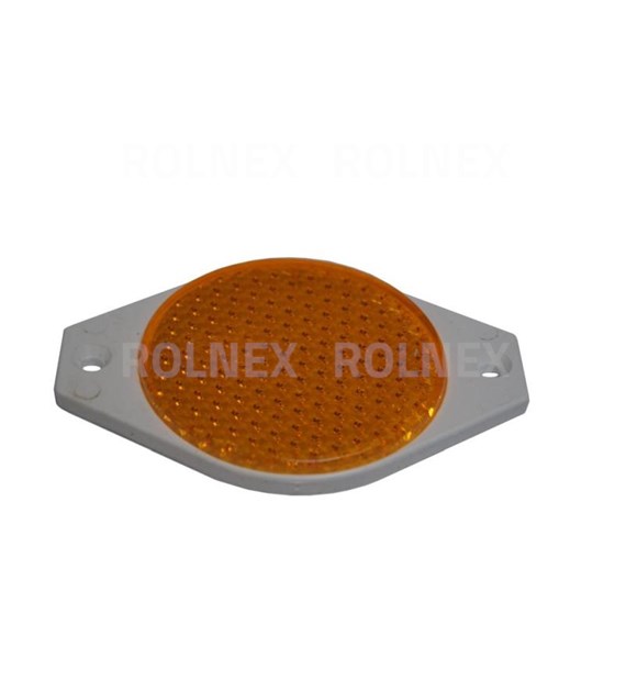 URZĄDZENIE ODBLASKOWE ŻÓŁTE 2 OTWORY
