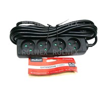 PRZEDŁUŻACZ SIECIOWY 4G 5m BEZ PRZEŁĄCZNIKA/1,5mm