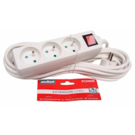 PRZEDŁUŻACZ SIECIOWY 3G 5m Z PRZEŁĄCZNIKIEM/1,5mm