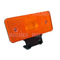 LAMPA OBRYSOWA BOCZNA KĄTOWNIK LED WAŚ 101Z/12-24V POMARAŃCZOWA