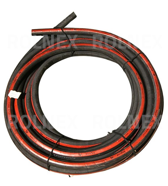 WĄŻ GUMOWY @20 Z CZERWONYM PASKIEM 20M