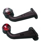 LAMPA OBRYSOWA BOCZNA WYGIĘTA WYSOKA WAŚ 265