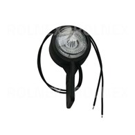 LAMPA OBRYSOWA NA GUMIE BIAŁO-CZER. LED 447