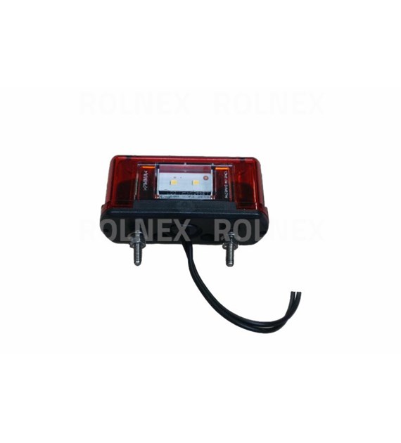 LAMPA PODŚWIETLENIA TABLICY MAŁA WAŚ LED 245/CZERWONA/12-24V