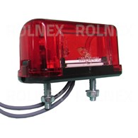 LAMPA PODŚWIETLENIA TABLICY CZERWONA WAŚ 344