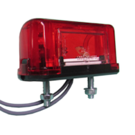LAMPA PODŚWIETLENIA TABLICY CZERWONA WAŚ 344