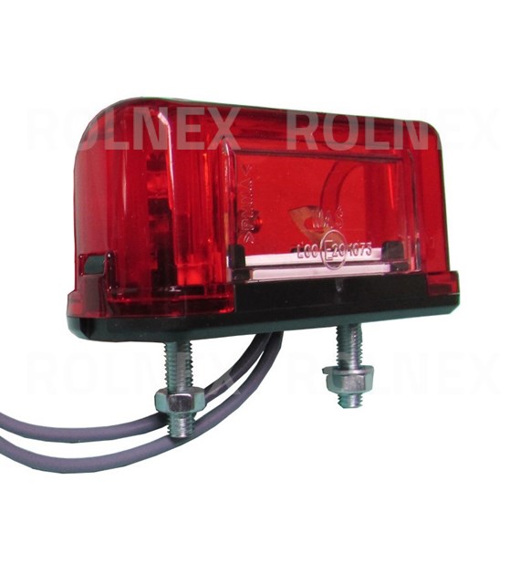 LAMPA PODŚWIETLENIA TABLICY CZERWONA WAŚ 344
