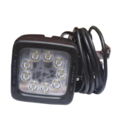 LAMPA ROB. KWADRATOWA 9 LED WAŚ 685/12-24V