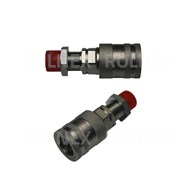 SZYBKOZŁĄCZE HYDRAULICZNE GNIAZDO Z ELIM M22X1,5  GWINT ZEW EURO PUSH-PULL WARYŃSKI