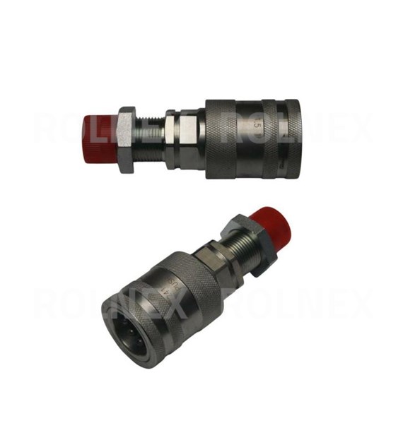 SZYBKOZŁĄCZE HYDRAULICZNE GNIAZDO Z ELIM M22X1,5  GWINT ZEW EURO PUSH-PULL WARYŃSKI