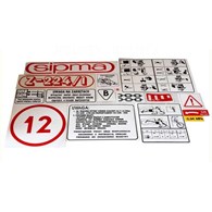 KOMPLET NAKLEJEK PRASY