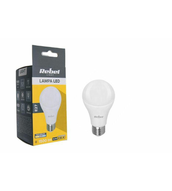 ŻARÓWKA LED 12W E27 REBEL 4000K