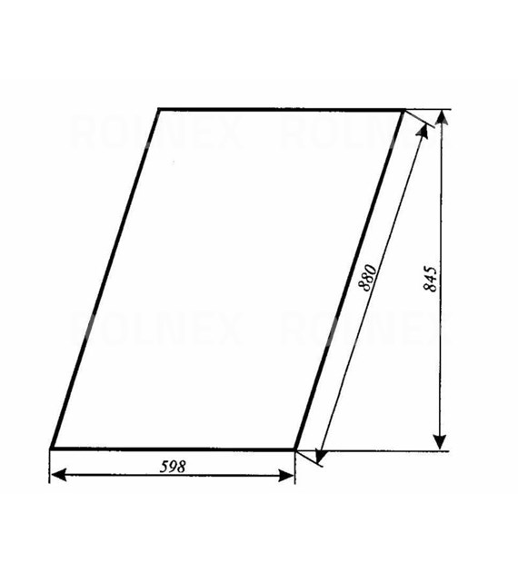 SZYBA 102 DRZWI GÓRA PRAWE C360 LUBSKO STAŁE