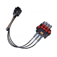 ROZDZIELACZ 3-SEKCYJNY HYDRAULICZNY + LINKI + DŹWIGNIE