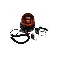 LAMPA OSTRZEGAWCZA 45 LED na akumulator z pilotem