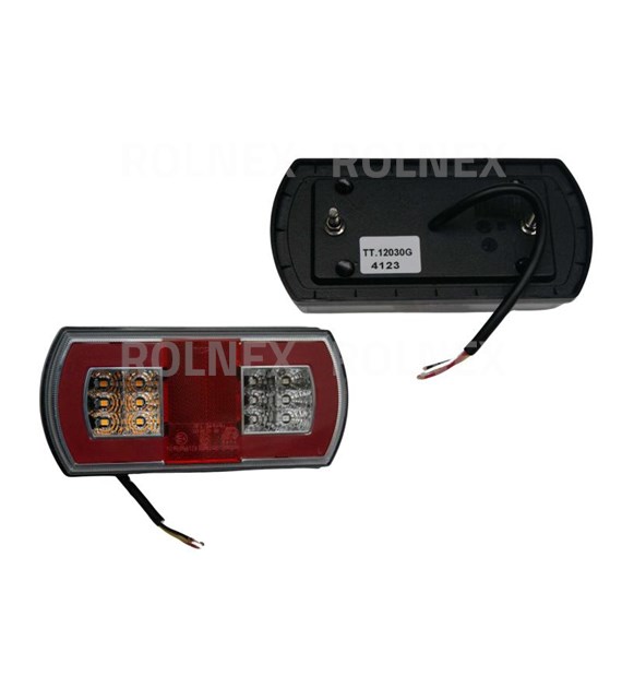 LAMPA TYLNA LED GLO-TRAC 12/24V LEWA