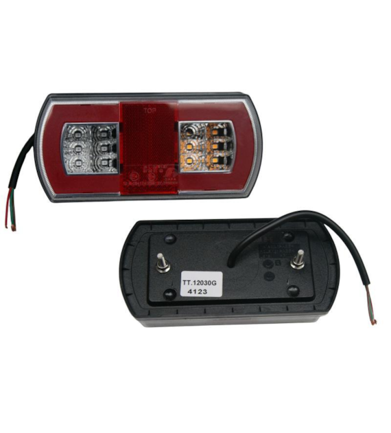 LAMPA TYLNA LED GLO-TRAC 12/24V PRAWA