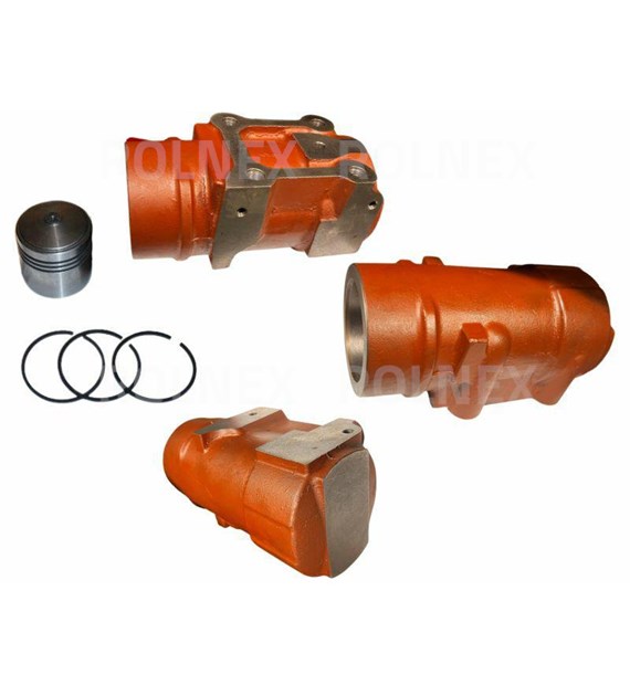 KOMPLET NAPRAWCZY PODNOŚNIKA MF TŁOK + CYLINDER + KPL. PIERŚCIENI