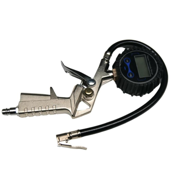 PISTOLET PNEUMATYCZNY 1/4 Z MANOMETREM 0-12ATM CYFROWY LCD