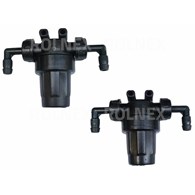 FILTR CIŚNIENIOWY MIĘDZYSEKCYJNY TOLMET KOLANO 90 STOPNI