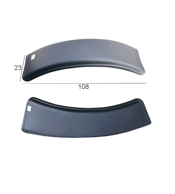 BŁOTNIK PRZEDNI PLASTIKOWY 370/1140