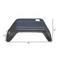 BŁOTNIK PLASTIKOWY PRZYCZEPKA  1-OSIOWA 14-15  250/730/260