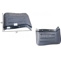 BŁOTNIK PRAWY PRZEDŁUŻENIE PLASTIKOWY ZETOR FORTERRA 410092