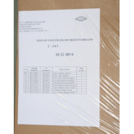 KOMPLET USZCZELEK SKRZYNI C385 SZARY MORPAK