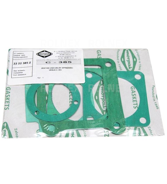 KOMPLET USZCZELEK SPRĘŻARKI C385 ZIELONY MORPAK