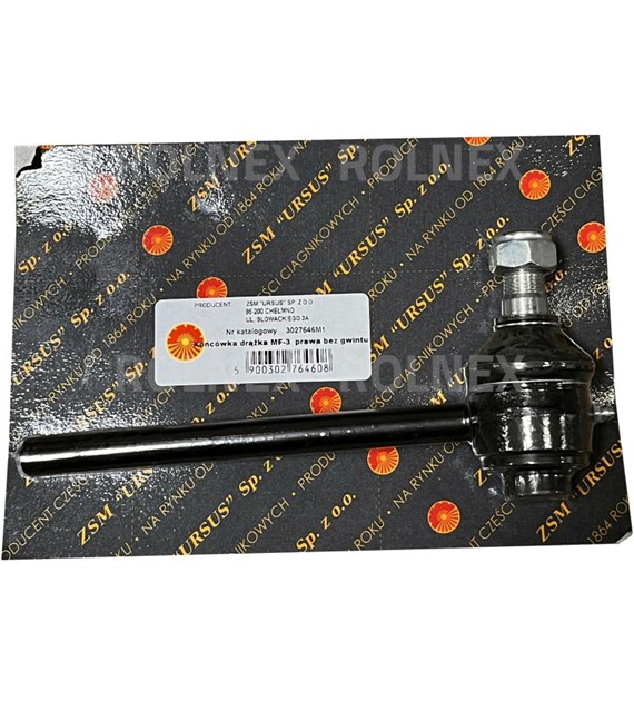 KOŃCÓWKA DRĄŻKA MF PRAWA BEZ GWINTU URSUS CHEŁMNO WZMOCNIONY