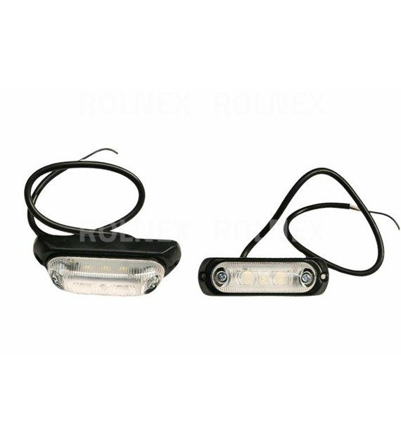 LAMPA OBRYSOWA BIAŁA LED 12V