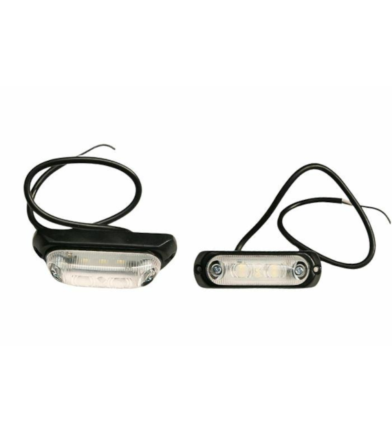 LAMPA OBRYSOWA BIAŁA LED 12V
