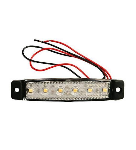 LAMPA OBRYSOWA BIAŁA LED 12V