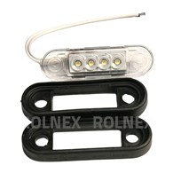 LAMPA OBRYSOWA BIAŁA LED 12V