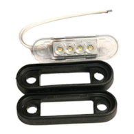 LAMPA OBRYSOWA BIAŁA LED 12V