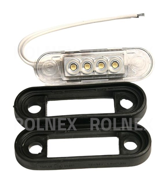 LAMPA OBRYSOWA BIAŁA LED 12V