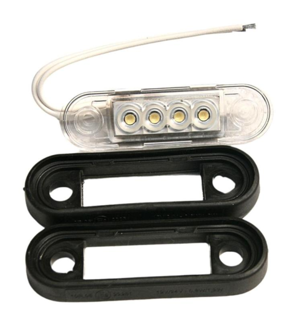 LAMPA OBRYSOWA BIAŁA LED 12V