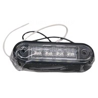 LAMPA OBRYSOWA BIAŁA 4 LED 12V/24V