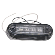 LAMPA OBRYSOWA BIAŁA 4 LED 12V/24V