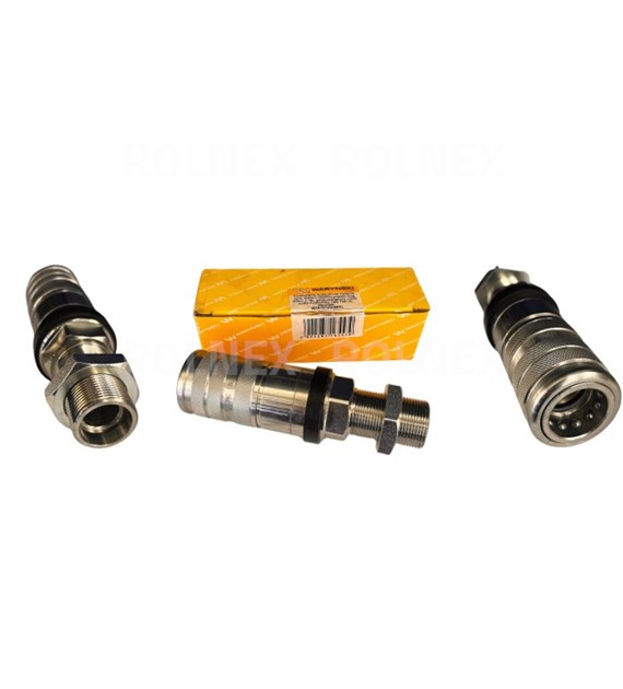 SZYBKOZŁĄCZE HYDRAULICZNE ZRYWALNE M26x1,5 18l 3CFPV WARYŃSKI GWINT ZEWNĘTRZNY